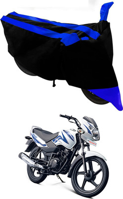 MMSSTAR Waterproof Two Wheeler Cover for TVS(Sport ES, Blue, Black)