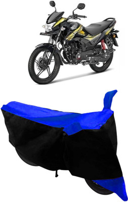 Varnwal E Commerce Waterproof Two Wheeler Cover for Honda(CB Shine, Blue, Black)