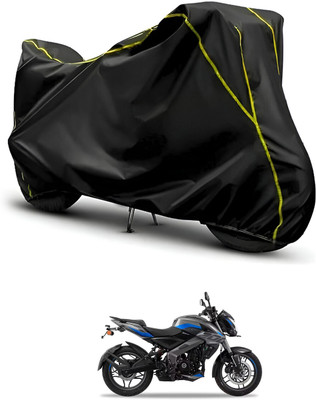 CODOKI Waterproof Two Wheeler Cover for Bajaj(Pulsar 200NS FI, Black, Black)