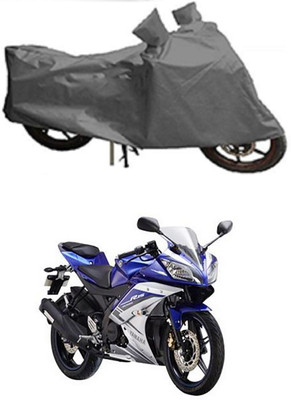 MMSSTAR Waterproof Two Wheeler Cover for Yamaha(YZF R15, Grey)