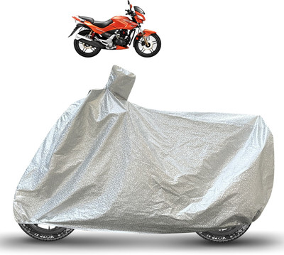 Caronix Waterproof Two Wheeler Cover for Hero(CBZ Extreme, Silver)
