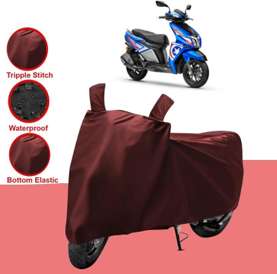HWSXQAE Two Wheeler Cover for Universal For Bike(NTORQ, Maroon)