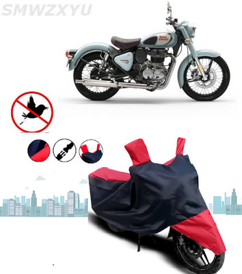smwzxyu Two Wheeler Cover for Royal Enfield(Bullet 350 New, Red)