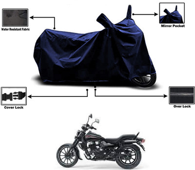 Amexride Two Wheeler Cover for Bajaj(Avenger 400, Blue)