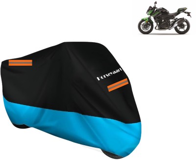 Horseyaart Waterproof Two Wheeler Cover for Kawasaki(Z400 BS6, Blue)