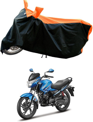 DeepShakshi AUTOMOTIVE Waterproof Two Wheeler Cover for Hero(Glamour Programmed FI BS6, Orange)