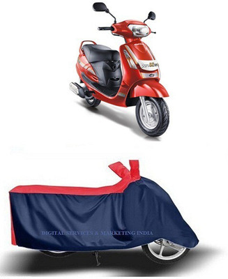DeepShakshi AUTOMOTIVE Waterproof Two Wheeler Cover for Mahindra(Duro DZ, Blue)