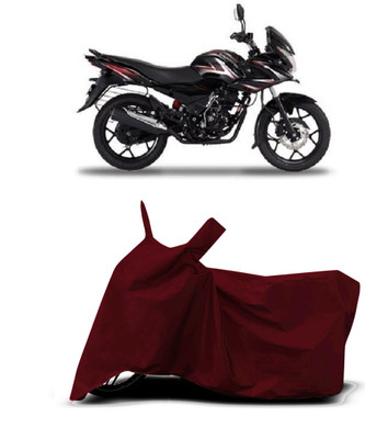 VESMEI Two Wheeler Cover for Bajaj(Discover 150 f, Red)