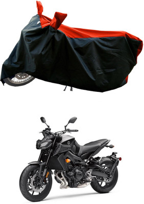 DeepShakshi AUTOMOTIVE Two Wheeler Cover for Yamaha(MT 9, Red)