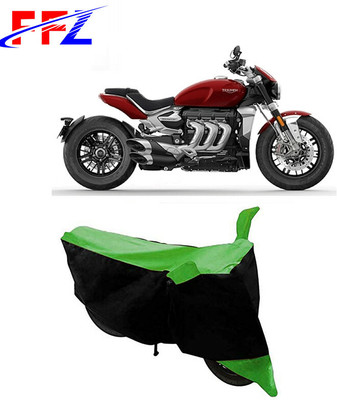 FFZ Two Wheeler Cover for Triumph(Rocket III, Black, Green)