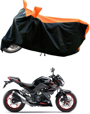 DeepShakshi AUTOMOTIVE Waterproof Two Wheeler Cover for Kawasaki(Z250 BS6, Orange)