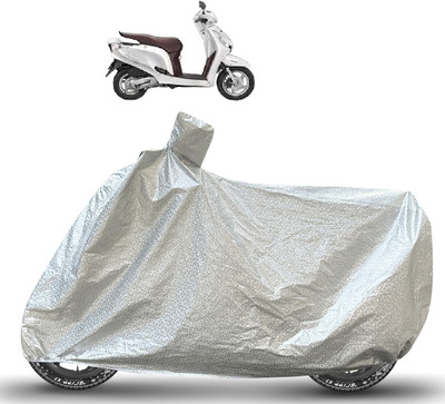 Caronix Waterproof Two Wheeler Cover for Honda(Aviator, Silver)