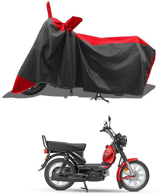 PAGORA Waterproof Two Wheeler Cover for TVS(XL 100 Comfort, Red, Black)