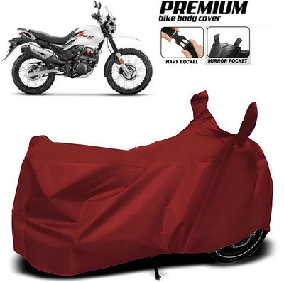smwzxyu Waterproof Two Wheeler Cover for Universal For Bike(Maroon)