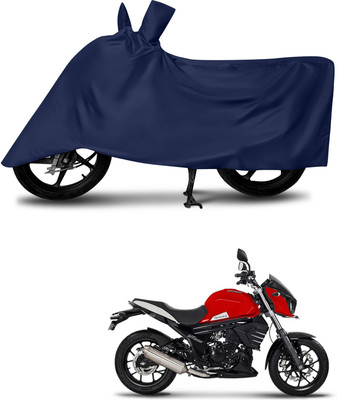MMSSTAR Waterproof Two Wheeler Cover for Mahindra(Mojo, Blue)