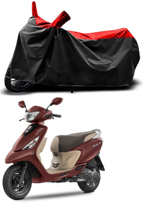 MMSSTAR Waterproof Two Wheeler Cover for TVS(Scooty Zest 110, Red)