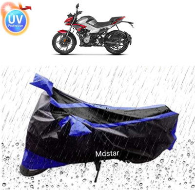 MMSSTAR Waterproof Two Wheeler Cover for Bajaj(Pulsar 135, Blue, Black)