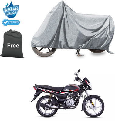 CODOKI Waterproof Two Wheeler Cover for Bajaj(ComforTec, Silver)