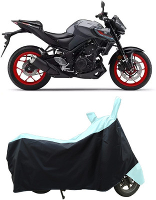 Coxtor Waterproof Two Wheeler Cover for Yamaha(MT 03 BS6, White)
