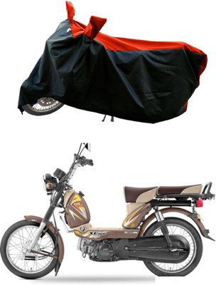 MWBB Waterproof Two Wheeler Cover for TVS(XL 100, Red, Black)