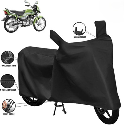 DeepShakshi AUTOMOTIVE Two Wheeler Cover for Hero(HF Deluxe Eco, Black)