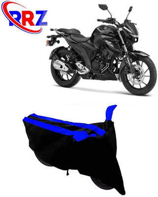 RRZ Waterproof Two Wheeler Cover for Yamaha(FZ25, Black, Blue)
