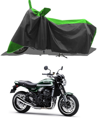 DeepShakshi AUTOMOTIVE Waterproof Two Wheeler Cover for Kawasaki(Z900 RS Cafe Racer BS6, Green)