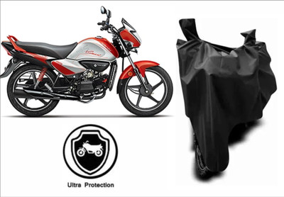 RM Collections Waterproof Two Wheeler Cover for Hero(Splendor I Smart, Black)