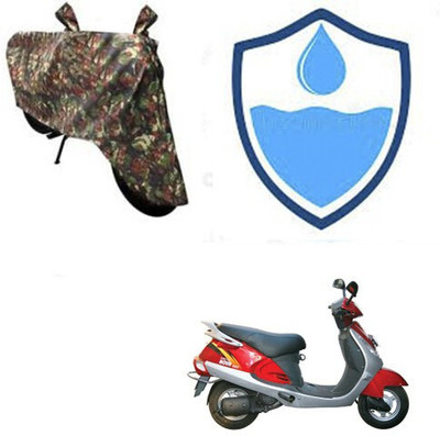DeepShakshi AUTOMOTIVE Waterproof Two Wheeler Cover for Kinetic(Nova, Multicolor)