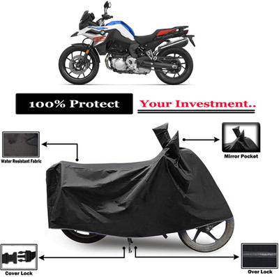Amexride Two Wheeler Cover for BMW(F 750 GS, Black)