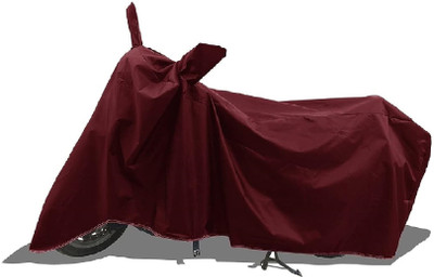 DeepShakshi AUTOMOTIVE Waterproof Two Wheeler Cover for Bajaj(Platina 100, Maroon)