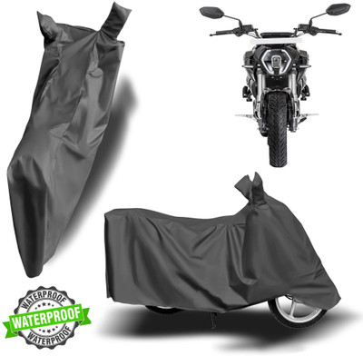 NG Auto Front Waterproof Two Wheeler Cover for Revolt(RV 400, Grey)