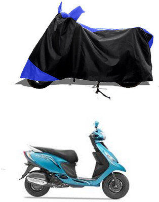 GROFATIK Two Wheeler Cover for TVS(Zest 110 BS6, Blue)