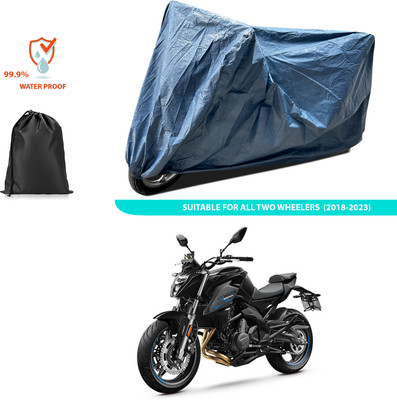 GOSHIV-car and bike accessories Waterproof Two Wheeler Cover for CFMoto(Blue)