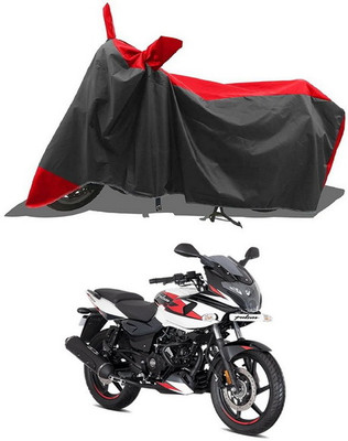 PAGORA Waterproof Two Wheeler Cover for Bajaj(Pulsar 220F, Red, Black)