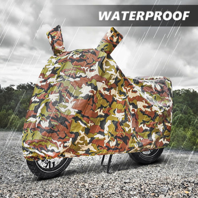 OliverX Waterproof Two Wheeler Cover for Bajaj(Pulsar 135 LS DTS-i, Multicolor)