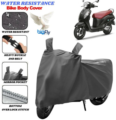 BigFly Two Wheeler Cover for Suzuki(Avenis 125, Grey)