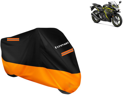 Horseyaart Waterproof Two Wheeler Cover for Honda(CBR 250R, Orange)