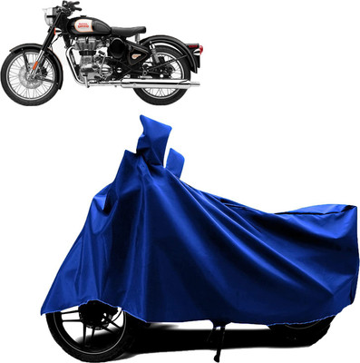 ASRYD Two Wheeler Cover for Royal Enfield, Universal For Bike(Bullet 350, Blue)