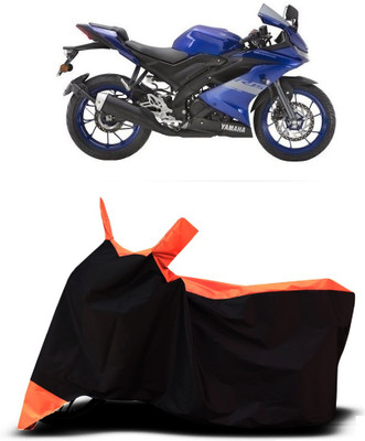 VESMEI Two Wheeler Cover for Yamaha(YZF-R15 V3 New BS6, Orange)