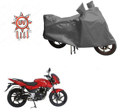 DeepShakshi AUTOMOTIVE Waterproof Two Wheeler Cover for Bajaj(Pulsar 200 NS DTS-i, Grey)