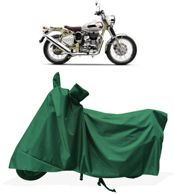 Tricway Two Wheeler Cover for Royal Enfield(Bullet Trials 500, Green)