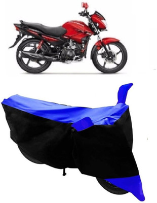 AJSTAR Waterproof Two Wheeler Cover for Hero(Glamour FI, Blue)