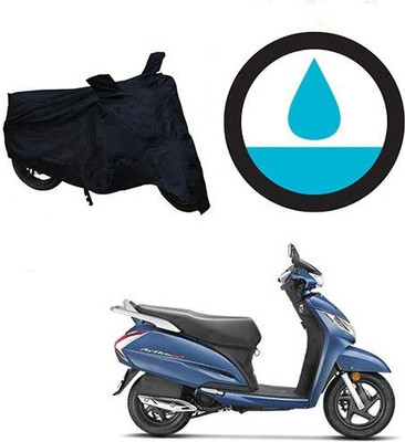 Varnwal E Commerce Waterproof Two Wheeler Cover for Honda(Activa 125, Black)