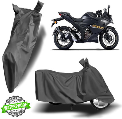 NG Auto Front Waterproof Two Wheeler Cover for Suzuki(Gixxer SF 250, Grey)