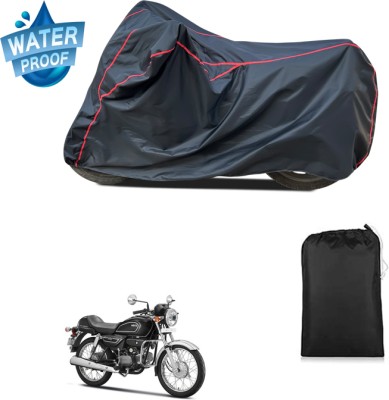 PAGORA Waterproof Two Wheeler Cover for Hero(Splendor Pro Classic, Black)