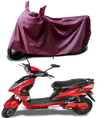 THE REAL ARV Waterproof Two Wheeler Cover for Kinetic(Zing, Maroon)