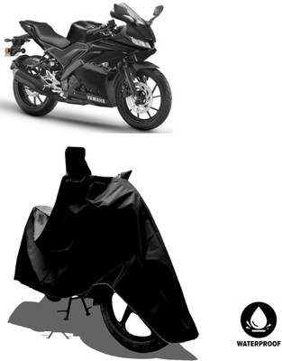 Amexride Waterproof Two Wheeler Cover for Yamaha(YZF R15S, Black)