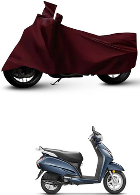 ZEDTEEK Waterproof Two Wheeler Cover for Hero(Activa 4G, Maroon)