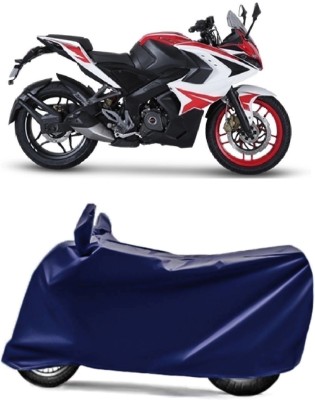 V VINTON Two Wheeler Cover for Bajaj(Pulsar RS 200, Blue)